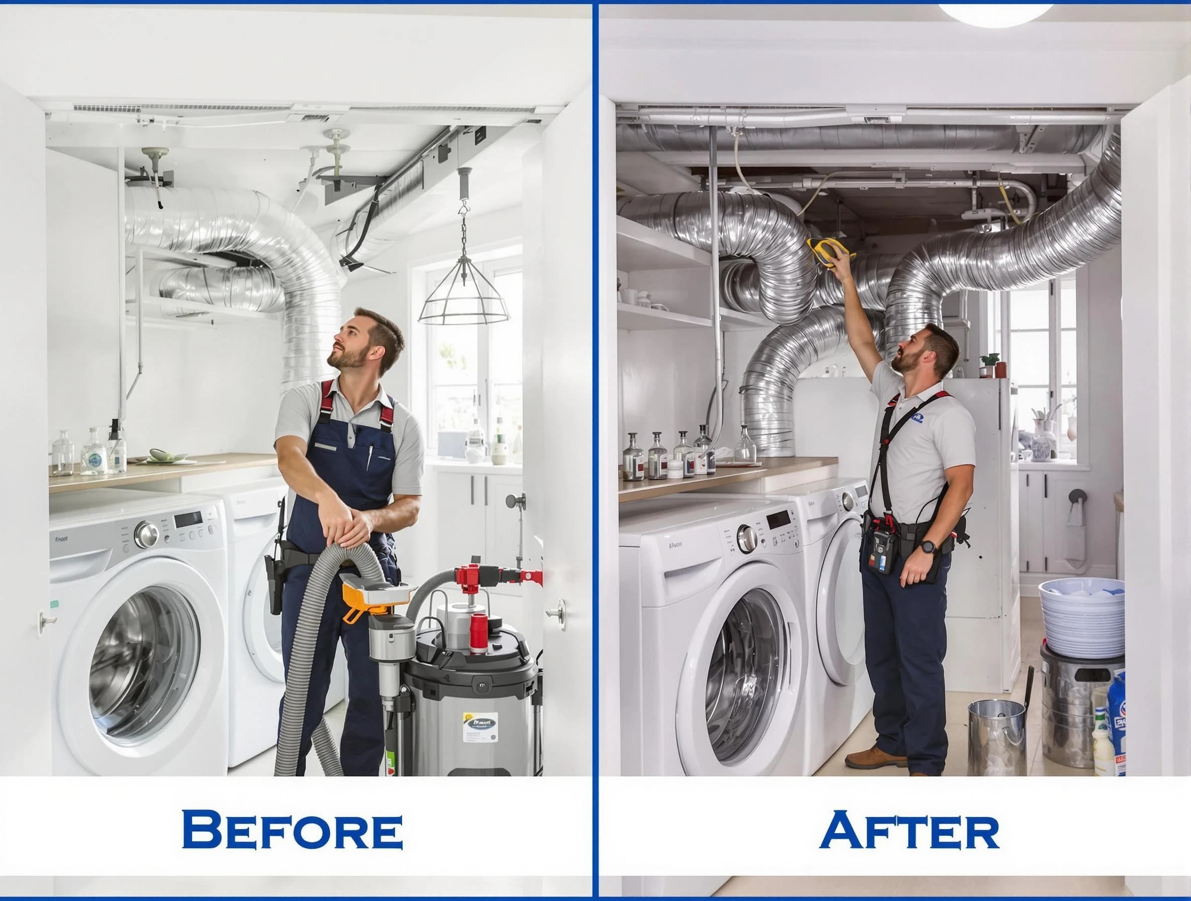 Expert gas dryer vent cleaning by Forest Hills Dryer Vent Cleaning in Forest Hills